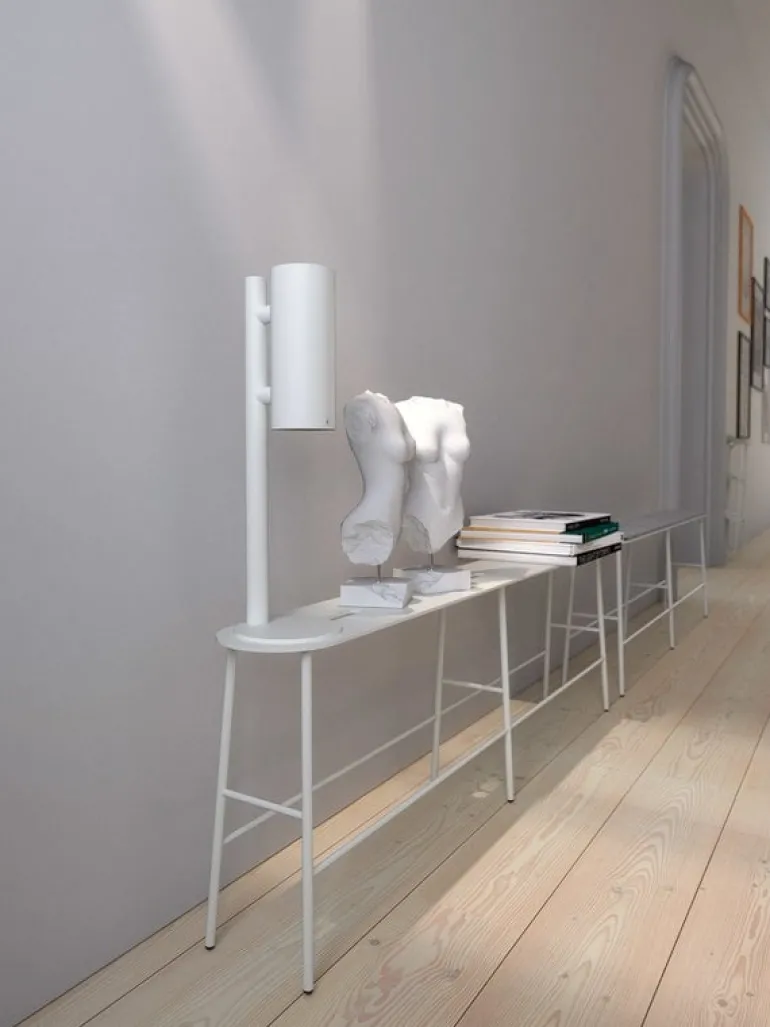 Frost Nova2 bordsställ för tvål- och handspritsdispenser, mattvit