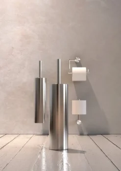 Frost Nova2 toalettborste, vägg, borstat stål