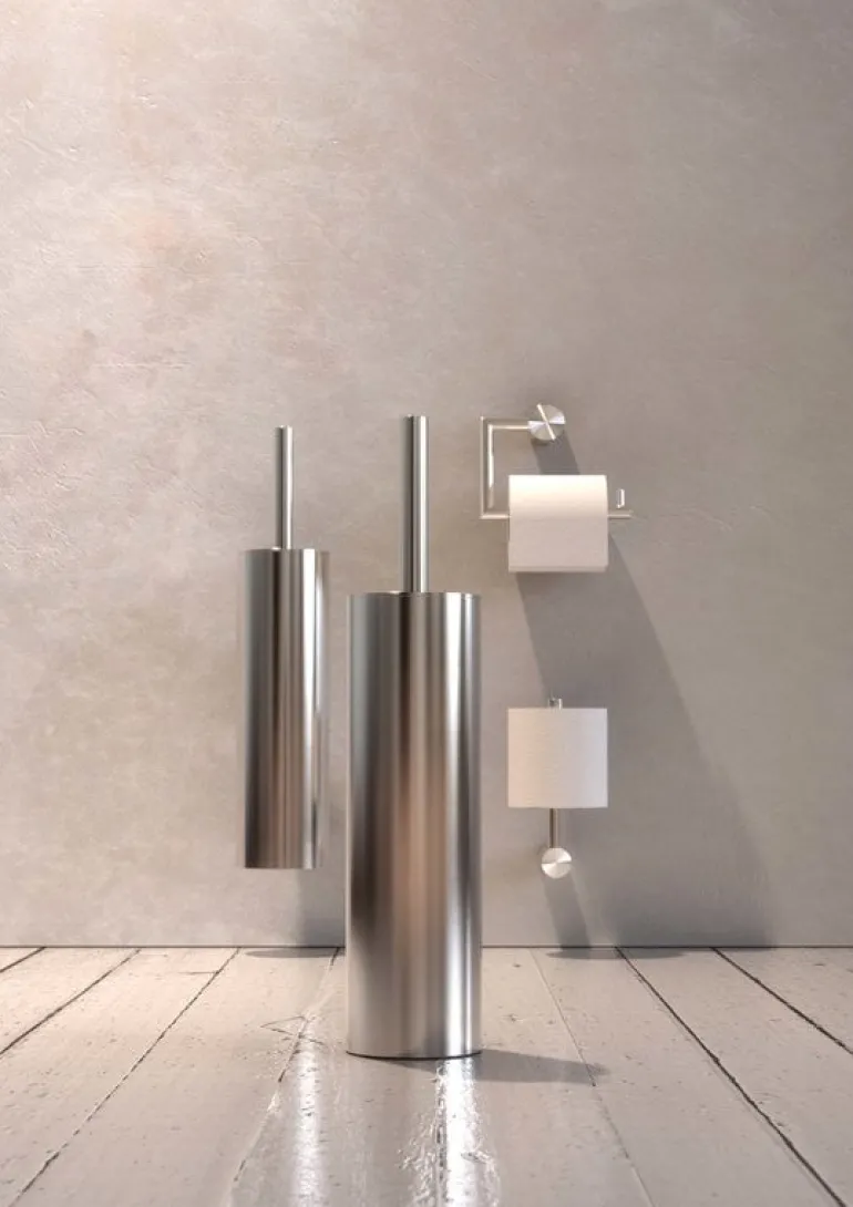 Frost Nova2 toalettpappershållare 1, borstat stål