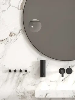 Frost Nova2 tvåldispenser 3, väggmonterad, svart