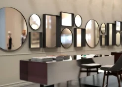 Frost Unu 4130 spegel, 60 cm, svart