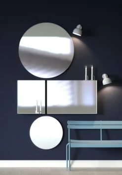 Frost Unu 4134 spegel, 40 cm, vit