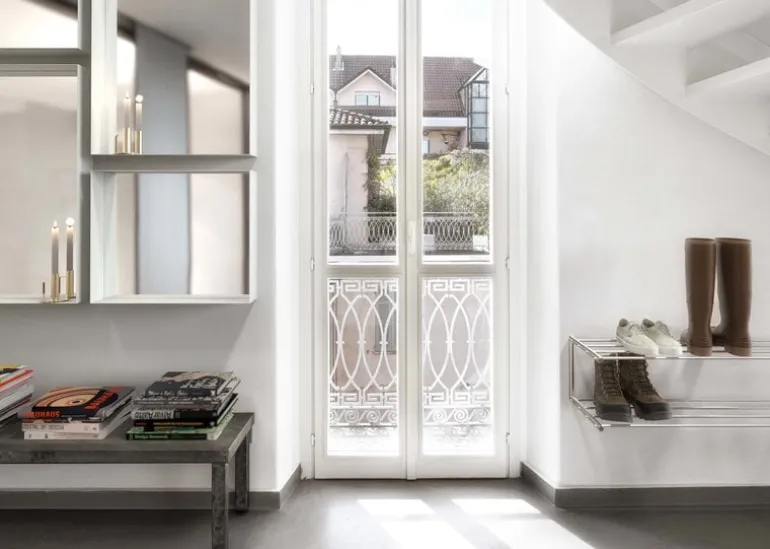 Frost Unu 4132 spegel, 40 x 40 cm, vit