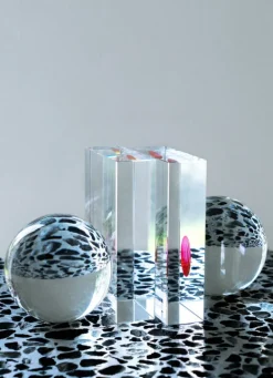 Fundamental Berlin Drops bokstöd, 2-pack, genomskinlig