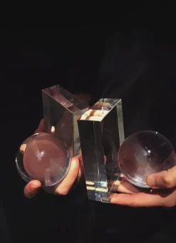 Fundamental Berlin Drops bokstöd, 2-pack, genomskinlig