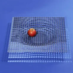 Fundamental Berlin Gravity bricka, 36 x 36 cm, rostfritt stål