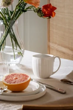 Georg Jensen Bernadotte tårtfat, 17 cm, porslin