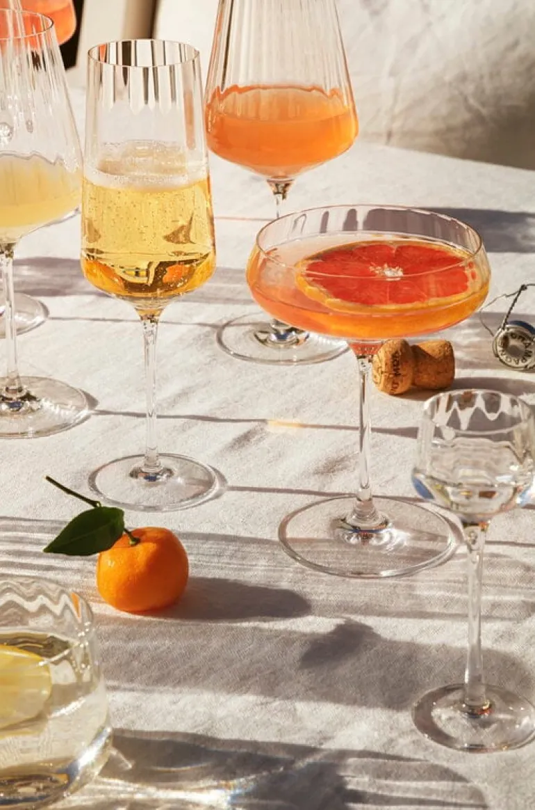 Georg Jensen Bernadotte vitvinsglas, 6 stycken