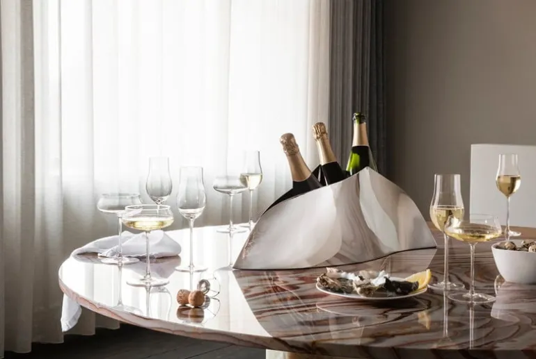 Georg Jensen Bernadotte vitvinsglas, 6 stycken