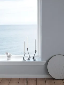 Georg Jensen Cobra ljusstake, 3-pack