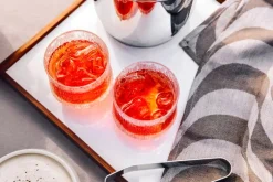 Georg Jensen Manhattan ishink med tång, 1,5 l