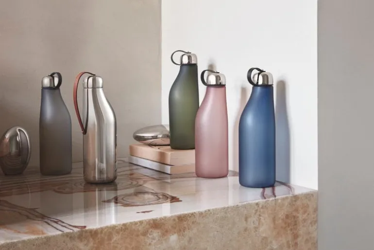 Georg Jensen Sky vattenflaska, 0,5 L, blå