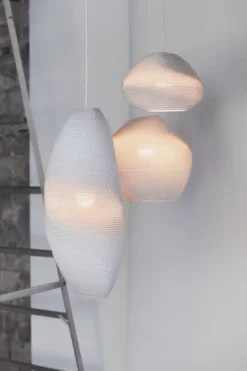 Graypants Alki pendellampa, vit