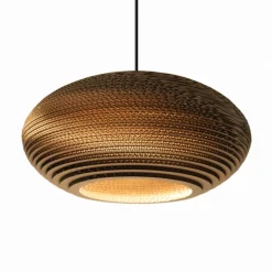 Graypants Disc16 pendellampa, naturell