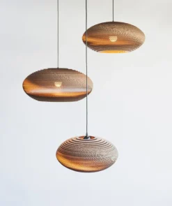 Graypants Disc16 pendellampa, naturell