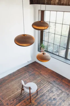 Graypants Disc16 pendellampa, naturell