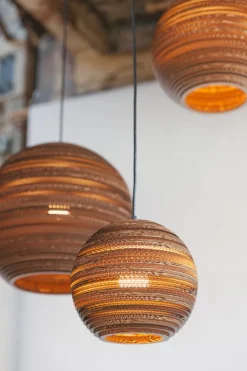 Graypants Moon14 pendellampa, naturell