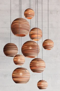 Graypants Moon14 pendellampa, naturell