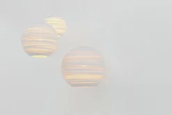 Graypants Moon10 pendellampa, vit