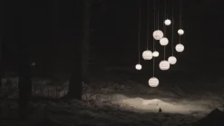 Graypants Moon10 pendellampa, vit