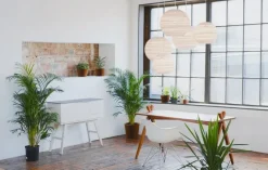 Graypants Moon18 pendellampa, vit