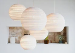 Graypants Moon18 pendellampa, vit