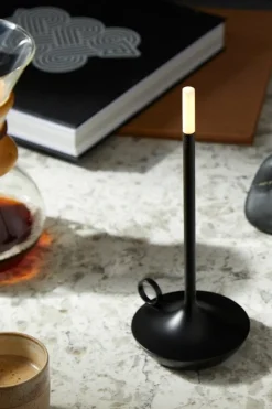 Graypants Wick bärbar bordslampa, svart