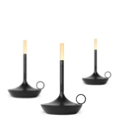 Graypants Wick S bärbar bordslampa, svart