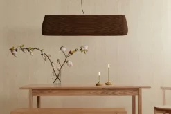 Graypants Wick S bärbar bordslampa, mässing