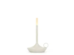 Graypants Wick S bärbar bordslampa, mist grey