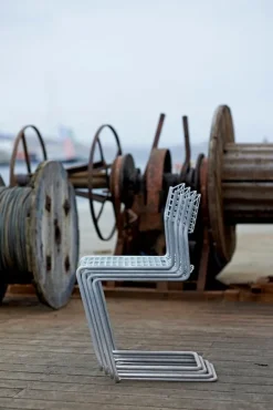 Grythyttan Stålmöbler High Tech Chair, galvaniserat stål