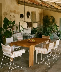 GUBI Atmosfera bord, 209 x 105 cm, teak