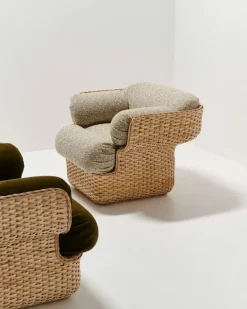 GUBI Basket fåtölj, rotting - Mumble 40