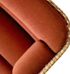 GUBI Basket fåtölj, rotting - Belsuede Special FR 133