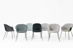 GUBI Bat stol, Remix 123 - ben i antik mässing