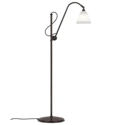 GUBI Bestlite BL3 bordslampa, S, svart mässing - benporslin