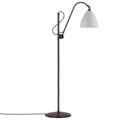 GUBI Bestlite BL3 golvlampa, M, svart mässing - vit