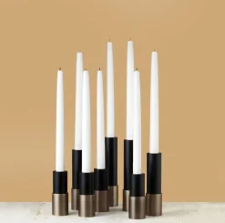 GUBI Candlestick ljusstake, 20 cm, antik mässing