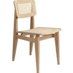 GUBI C-Chair, cane - oljad ek