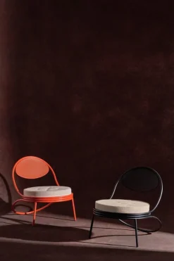 GUBI Copacabana fåtölj, svart - Limonta Lorkey 41