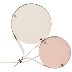 GUBI Coppia bordslampa, stål, elfenben - rouge