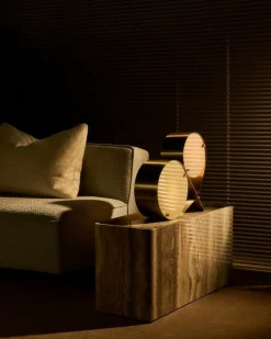 GUBI Coppia bordslampa, stål, elfenben - rouge