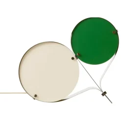 GUBI Coppia bordslampa, stål, elfenben - klöver