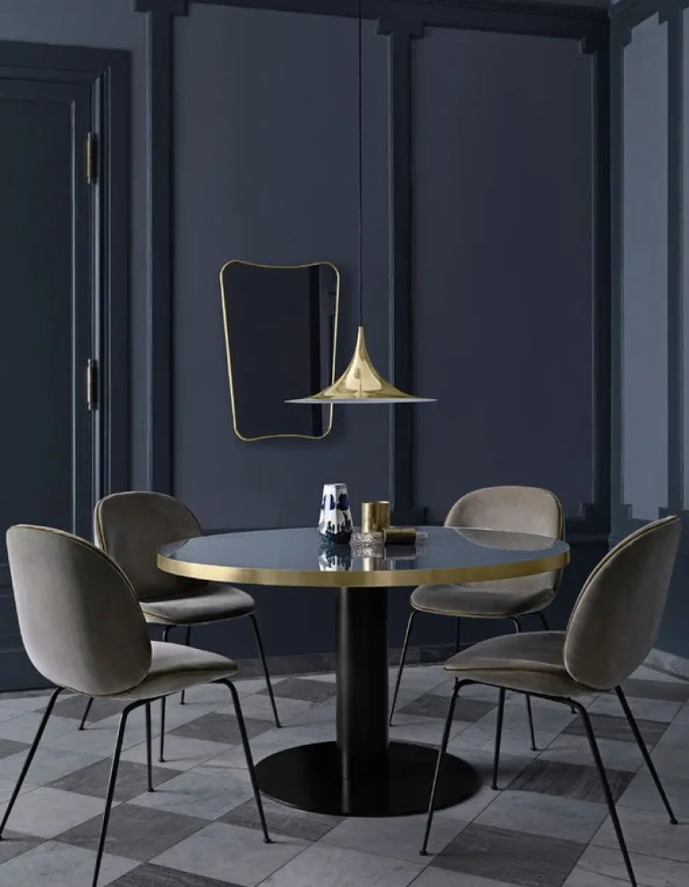 GUBI F.A. 33 spegel, liten, polerad mässing