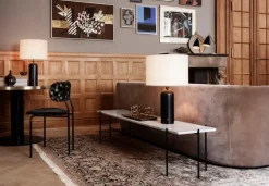 GUBI Gravity bordslampa, liten, svart stål