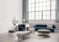 GUBI Gravity bordslampa, liten, svart stål