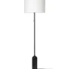 GUBI Gravity golvlampa, svart marmor