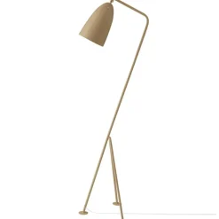 GUBI Gräshoppa golvlampa, olive brown