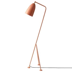 GUBI Gräshoppa golvlampa, vintage red