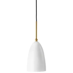 GUBI Gräshoppa taklampa, alabaster vit, glansig